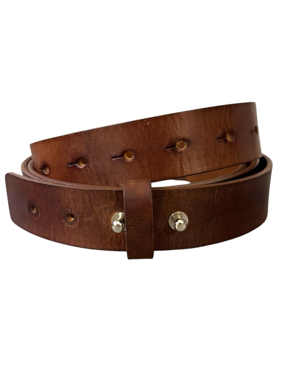 Maison Martin Margiela Line 11 Archival Hidden Hole Leather Wrap Belt 90